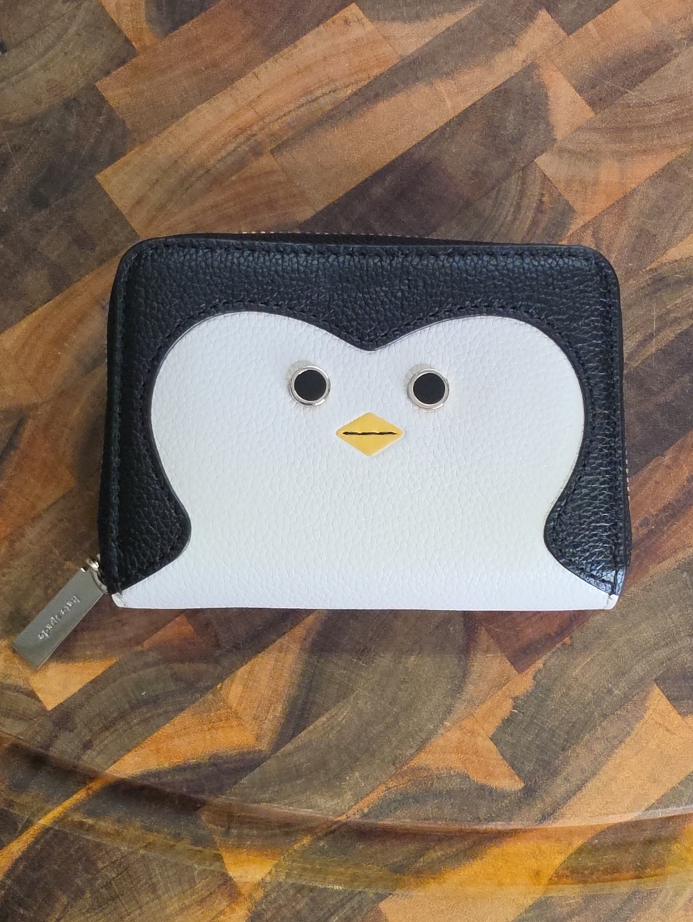 kate spade New York - Morty Penguin Card Zip Wallet
